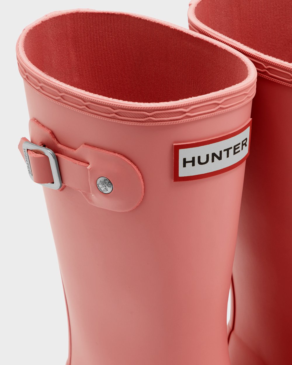 Botas de Lluvia Hunter Niños - Original Big - Rosas - FWKHPCX-84